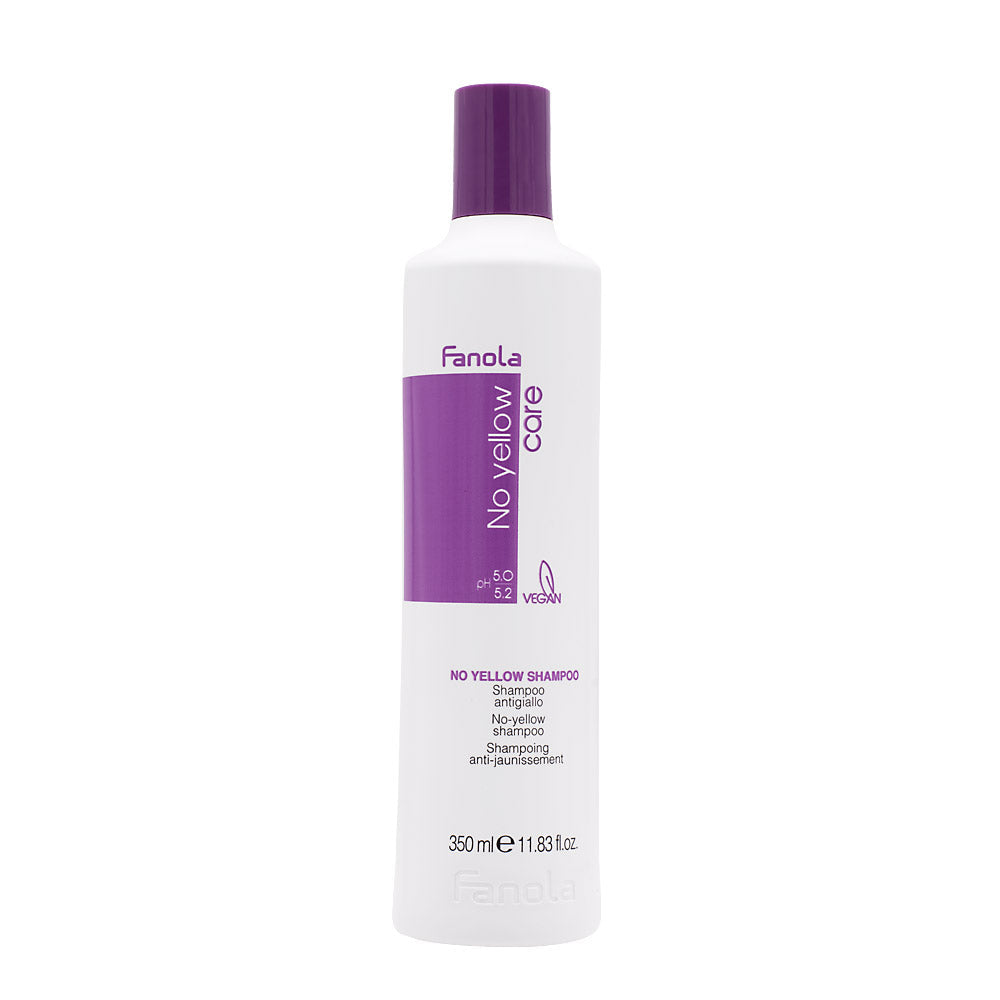 Fanola No Yellow Shampoo 350ml per capelli biondi decolorati e grigi