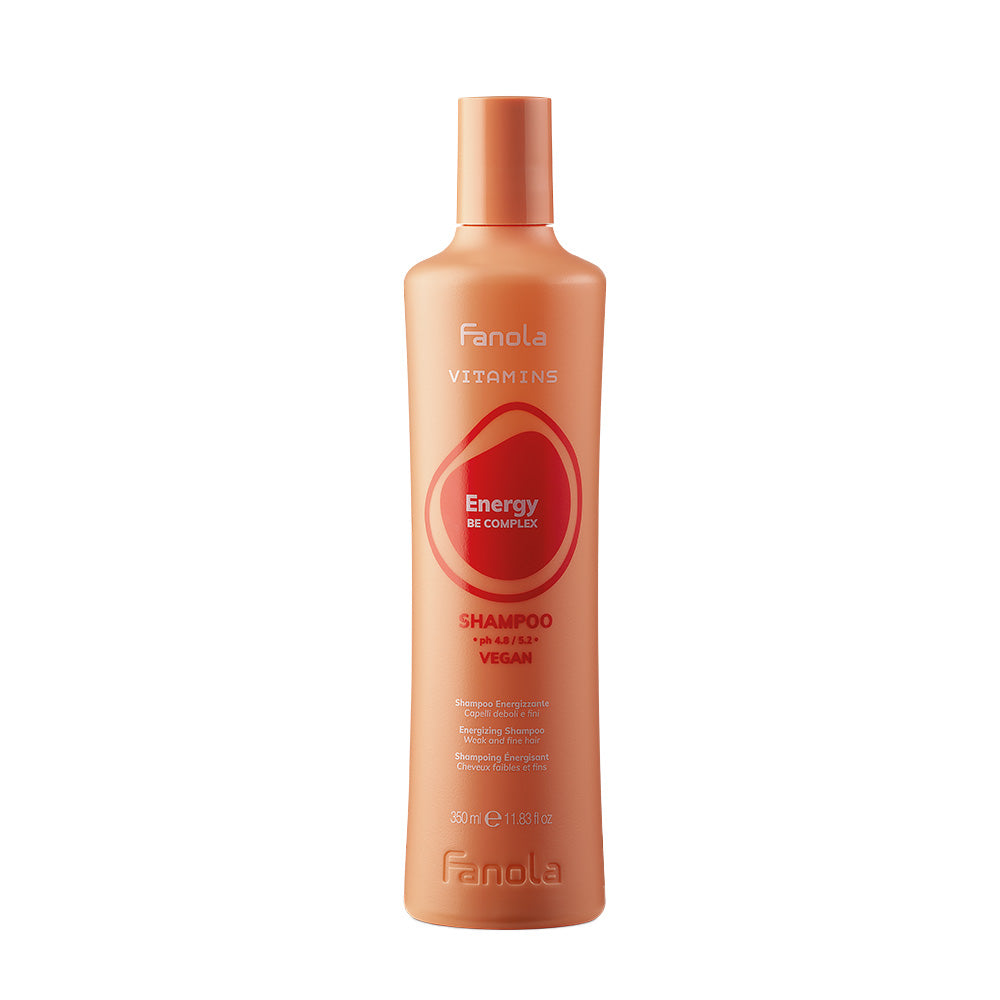Fanola Vitamins Energy Shampoo 350ml per capelli deboli e caduta