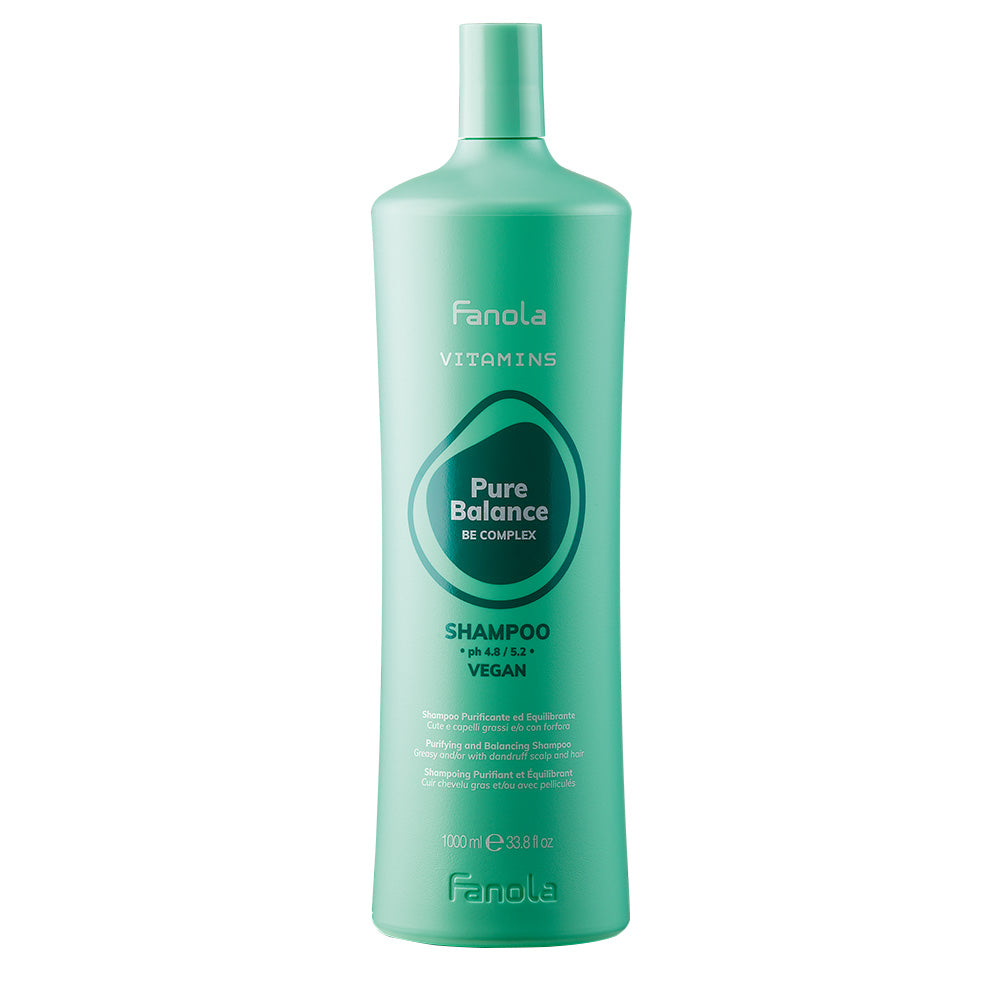 Fanola Vitamins Pure Balance Shampoo 1000ml per cute grassa e forfora