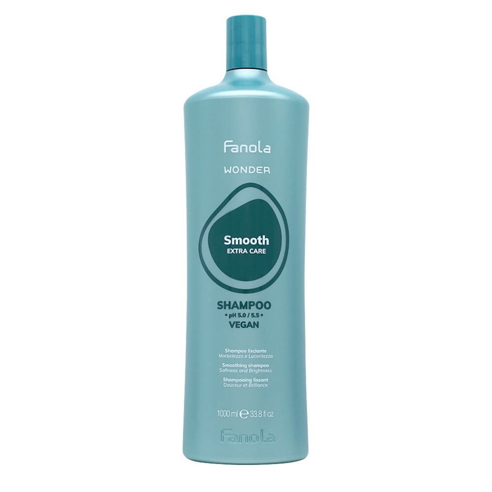 Fanola Wonder Smooth Shampoo 1000ml per capelli crespi