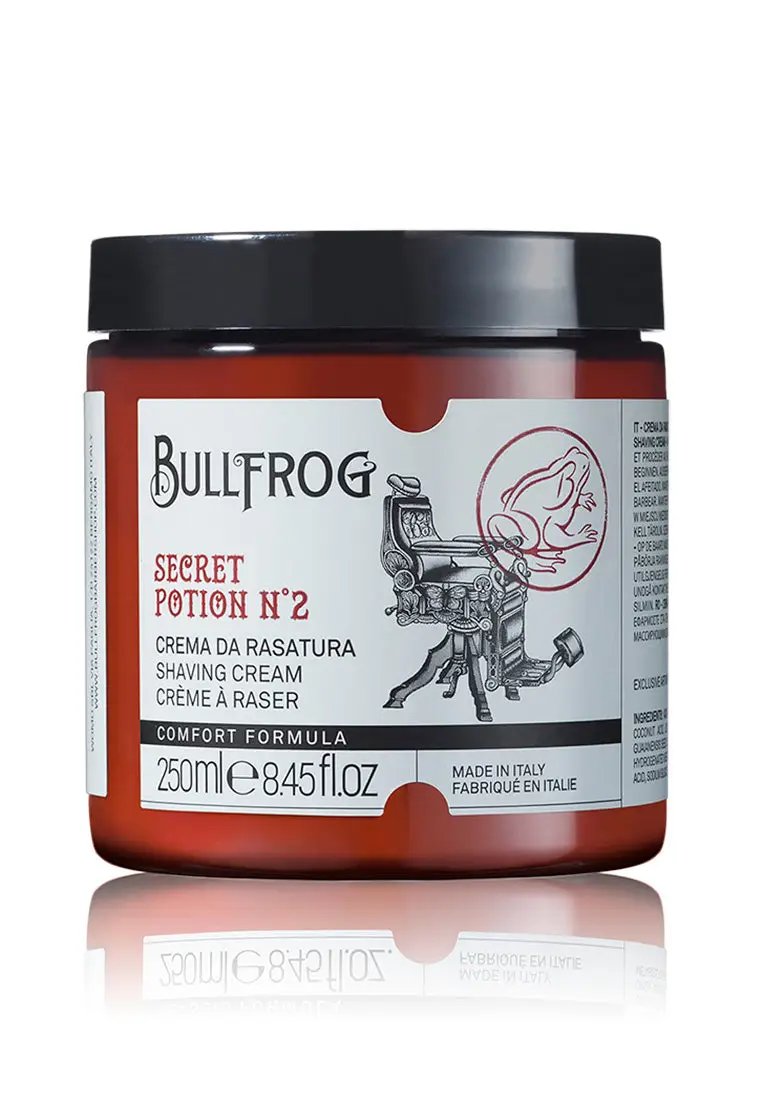 Bullfrog Crema da Rasatura Secret Potion N.2 Comfort 250ml - immagine 2