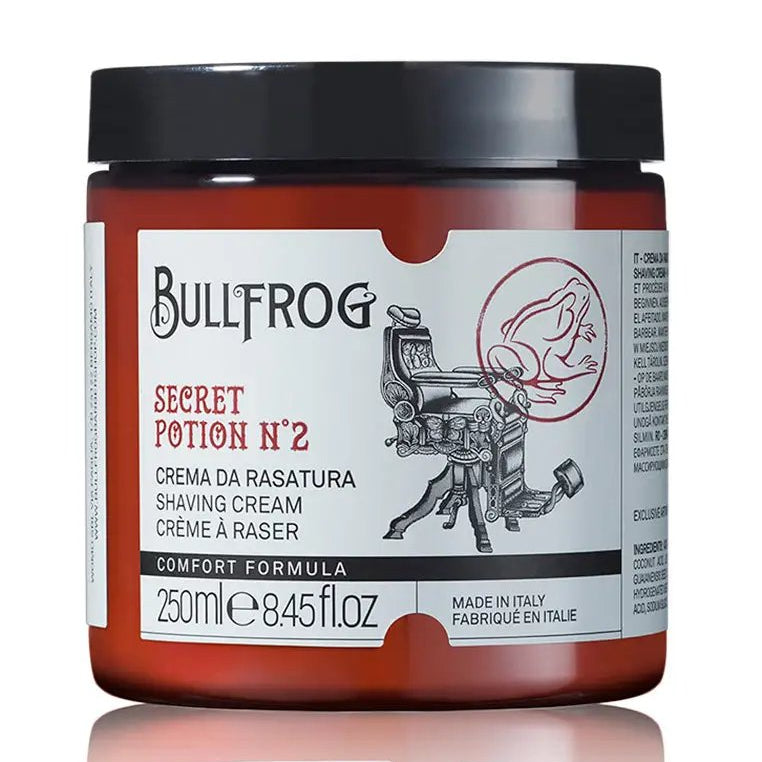 Bullfrog Crema da Rasatura Secret Potion N.2 Comfort 250ml - immagine 2