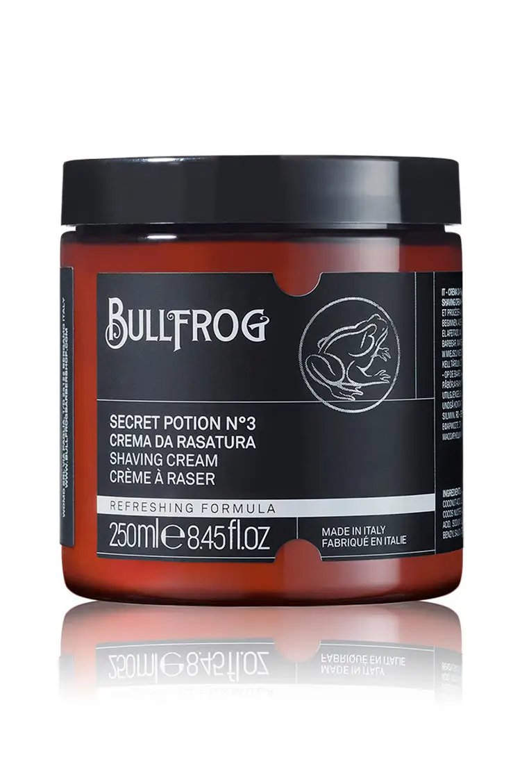 Bullfrog Crema da Rasatura Secret Potion N.3 Refreshing 250ml - immagine 2
