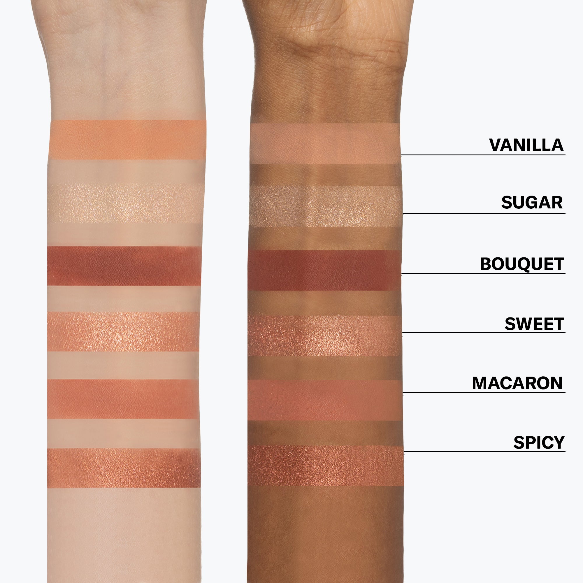 Mesauda BARE HARMONY 3.0 - 204 DELICIOUS ROSE | Palette occhi Professi