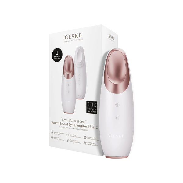 Geske Warm & Cool Eye Energizer 6 in 1 - Massaggiatore occhi Caldo-Freddo