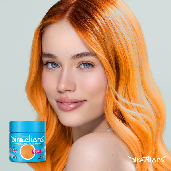 Directions Apricot tinta semipermanente risultato colore capelli