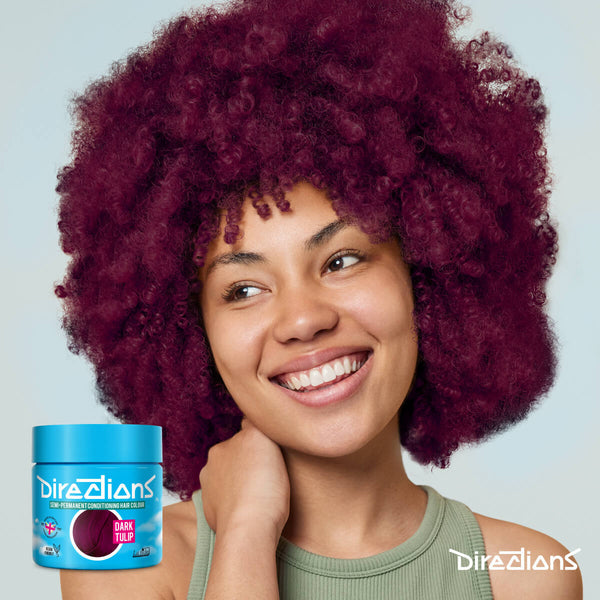 Directions Dark Tulip tinta semipermanente risultato colore capelli