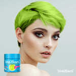 Directions Fluorescent Lime tinta semipermanente risultato colore capelli