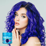Directions Neon Blue tinta semipermanente risultato colore capelli