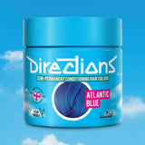 Directions Atlantic Blue tinta semipermanente capelli vasetto 100ml colore blu atlantico intenso e profondo come l'oceano