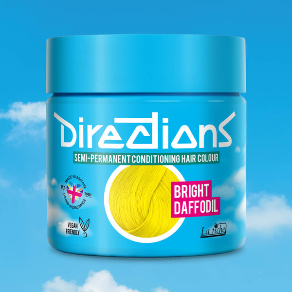 Directions Bright Daffodil tinta semipermanente capelli vasetto 100ml colore giallo narciso luminoso e solare