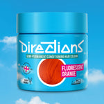 Directions Fluorescent Orange tinta semipermanente capelli vasetto 100ml colore arancione fluorescente acceso e neon