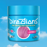 Directions Lavender tinta semipermanente capelli vasetto 100ml colore lavanda delicato e romantico dalle sfumature pastello