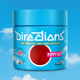 Directions Poppy Red tinta semipermanente capelli vasetto 100ml colore rosso papavero vivo e luminoso
