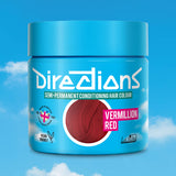 Directions Vermillion Red tinta semipermanente capelli vasetto 100ml colore rosso vermiglio acceso e puro