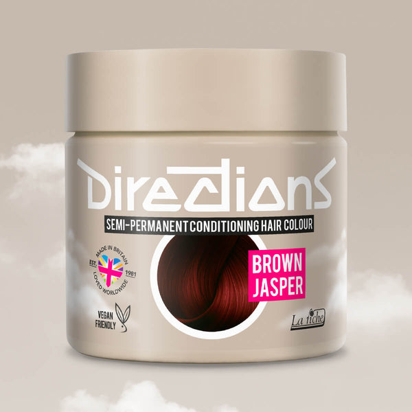 Directions Brown Jasper tinta semipermanente capelli vasetto 100ml colore castano diaspro naturale e profondo