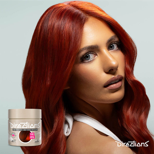 Directions Fire Opal tinta semipermanente risultato colore capelli