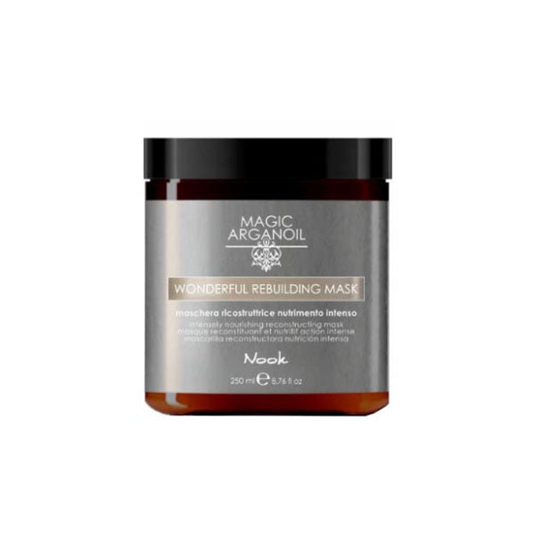 Nook Magic Argan oil Wonderful Mask 250ml - Maschera Ricostruttrice per capelli danneggiati