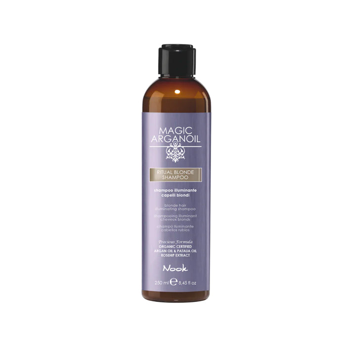 Nook Magic Argan Oil Ritual Blonde Shampoo 250ml - Shampoo per capelli biondi